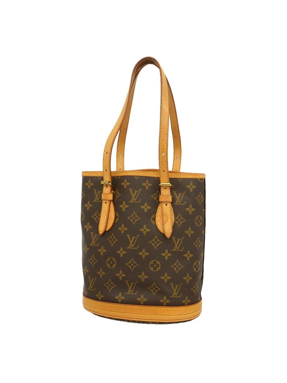 Louis Vuitton Petit Bucket Bag Canvas #375102L70B